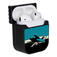 Onyourcases San Jose Sharks NHL Custom AirPods Case Cover Best of Apple AirPods Gen 1 AirPods Gen 2 AirPods Pro Hard Skin Protective Cover Sublimation Cases