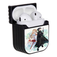 Onyourcases Sword Art Online Kirito and Asuna Arts Custom AirPods Case Cover New Art Apple AirPods Gen 1 AirPods Gen 2 AirPods Pro Hard Skin Protective Cover Sublimation Cases