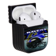 Onyourcases Baltimore Ravens NFL Custom AirPods Case Cover Apple AirPods Gen 1 AirPods Gen 2 AirPods Pro Best New Hard Skin Protective Cover Sublimation Cases
