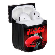 Onyourcases Cleveland Browns NFL Custom AirPods Case Cover Apple AirPods Gen 1 AirPods Gen 2 AirPods Pro Best New Hard Skin Protective Cover Sublimation Cases
