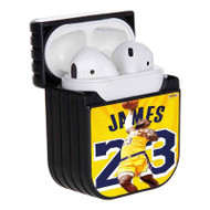Onyourcases Lebron James LA Lakers NBA Custom AirPods Case Cover Apple AirPods Gen 1 AirPods Gen 2 AirPods Pro Best New Hard Skin Protective Cover Sublimation Cases