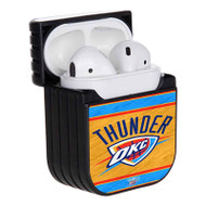 Onyourcases Oklahoma City Thunder NBA Custom AirPods Case Cover Apple AirPods Gen 1 AirPods Gen 2 AirPods Pro Best New Hard Skin Protective Cover Sublimation Cases