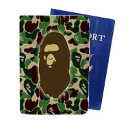Onyourcases A Bathing Ape Custom Passport Wallet Case With Credit Card Holder Awesome Personalized PU Leather Travel Trip Vacation Baggage Cover