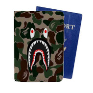 Onyourcases Bape Camo Custom Passport Wallet Case With Credit Card Holder Awesome Personalized PU Leather Travel Trip Vacation Baggage Cover