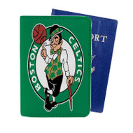 Onyourcases Boston Celtics NBA Art Custom Passport Wallet Case With Credit Card Holder Awesome Personalized PU Leather Travel Trip Vacation Baggage Cover