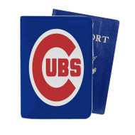 Onyourcases Chicago Cubs MLB Custom Passport Wallet Case With Credit Card Holder Awesome Personalized PU Leather Travel Trip Vacation Baggage Cover