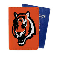 Onyourcases Cincinnati Bengals NFL Art Custom Passport Wallet Case With Credit Card Holder Awesome Personalized PU Leather Travel Trip Vacation Baggage Cover