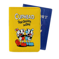 Onyourcases Cuphead Custom Passport Wallet Case With Credit Card Holder Awesome Personalized PU Leather Travel Trip Vacation Baggage Cover