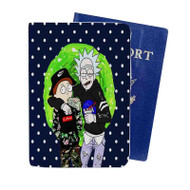 Onyourcases Rick and Morty Supreme Custom Passport Wallet Case With Credit Card Holder Awesome Personalized PU Leather Travel Trip Vacation Baggage Cover