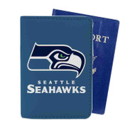 Onyourcases Seattle Seahawks NFL Art Custom Passport Wallet Case With Credit Card Holder Awesome Personalized PU Leather Travel Trip Vacation Baggage Cover
