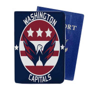 Onyourcases Washington Capitals NHL Custom Passport Wallet Case With Credit Card Holder Awesome Personalized PU Leather Travel Trip Vacation Baggage Cover