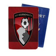 Onyourcases AFC Bournemouth Custom Passport Wallet Case With Credit Card Holder Awesome Personalized PU Leather Travel Trip Vacation Baggage Cover