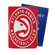 Onyourcases Atlanta Hawks NBA Custom Passport Wallet Case With Credit Card Holder Awesome Personalized PU Leather Travel Trip Vacation Baggage Cover