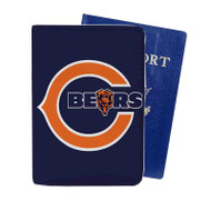 Onyourcases Chicago Bears NFL Art Custom Passport Wallet Case With Credit Card Holder Awesome Personalized PU Leather Travel Trip Vacation Baggage Cover