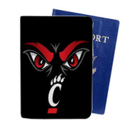 Onyourcases Cincinnati Bearcats Art Custom Passport Wallet Case With Credit Card Holder Awesome Personalized PU Leather Travel Trip Vacation Baggage Cover