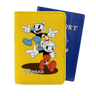 Onyourcases Cuphead Art Custom Passport Wallet Case With Credit Card Holder Awesome Personalized PU Leather Travel Trip Vacation Baggage Cover