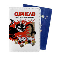 Onyourcases Cuphead Arts Custom Passport Wallet Case With Credit Card Holder Awesome Personalized PU Leather Travel Trip Vacation Baggage Cover