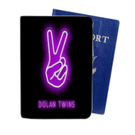 Onyourcases Dolan Twins 2 Art Custom Passport Wallet Case With Credit Card Holder Awesome Personalized PU Leather Travel Trip Vacation Baggage Cover