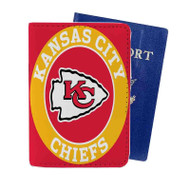 Onyourcases Kansas City Chiefs NFL Art Custom Passport Wallet Case With Credit Card Holder Awesome Personalized PU Leather Travel Trip Vacation Baggage Cover