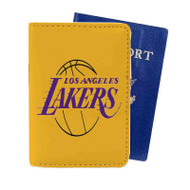 Onyourcases LA Lakers NBA Custom Passport Wallet Case With Credit Card Holder Awesome Personalized PU Leather Travel Trip Vacation Baggage Cover