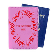 Onyourcases Love Sweetheart Custom Passport Wallet Case With Credit Card Holder Awesome Personalized PU Leather Travel Trip Vacation Baggage Cover