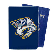 Onyourcases Nashville Predators NHL Art Custom Passport Wallet Case With Credit Card Holder Awesome Personalized PU Leather Travel Trip Vacation Baggage Cover