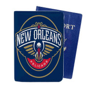 Onyourcases New Orleans Pelicans NBA Custom Passport Wallet Case With Credit Card Holder Awesome Personalized PU Leather Travel Trip Vacation Baggage Cover