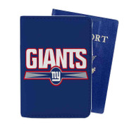 Onyourcases New York Giants NFL Art Custom Passport Wallet Case With Credit Card Holder Awesome Personalized PU Leather Travel Trip Vacation Baggage Cover