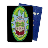 Onyourcases rick and morty face Custom Passport Wallet Case With Credit Card Holder Awesome Personalized PU Leather Travel Trip Vacation Baggage Cover