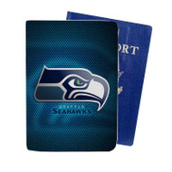 Onyourcases Seattle Seahawks NFL Custom Passport Wallet Case With Credit Card Holder Awesome Personalized PU Leather Travel Trip Vacation Baggage Cover