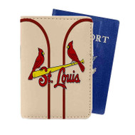 Onyourcases St Louis Cardinals MLB Custom Passport Wallet Case With Credit Card Holder Awesome Personalized PU Leather Travel Trip Vacation Baggage Cover