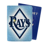 Onyourcases Tampa Bay Rays MLB Custom Passport Wallet Case With Credit Card Holder Awesome Personalized PU Leather Travel Trip Vacation Baggage Cover
