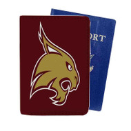 Onyourcases Texas State Bobcats Custom Passport Wallet Case With Credit Card Holder Awesome Personalized PU Leather Travel Trip Vacation Baggage Cover