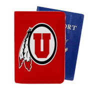 Onyourcases Utah Utes Custom Passport Wallet Case With Credit Card Holder Awesome Personalized PU Leather Travel Trip Vacation Baggage Cover