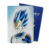 Onyourcases Vegeta Super Saiyan Blue Custom Passport Wallet Case With Credit Card Holder Awesome Personalized PU Leather Travel Trip Vacation Baggage Cover