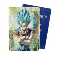 Onyourcases Vegito Super Saiyan Blue Dragon Ball Super Custom Passport Wallet Case With Credit Card Holder Awesome Personalized PU Leather Travel Trip Vacation Baggage Cover