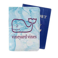 Onyourcases vineyard vines marble Custom Passport Wallet Case With Credit Card Holder Awesome Personalized PU Leather Travel Trip Vacation Baggage Cover