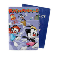 Onyourcases Animaniacs Custom Passport Wallet Case Top With Credit Card Holder Awesome Personalized PU Leather Travel Trip Vacation Baggage Cover