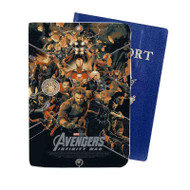 Onyourcases Avengers Infinity War Mondo Custom Passport Wallet Case Top With Credit Card Holder Awesome Personalized PU Leather Travel Trip Vacation Baggage Cover