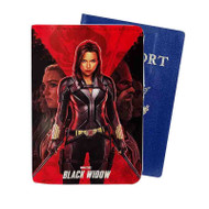 Onyourcases Black Widow Custom Passport Wallet Case Top With Credit Card Holder Awesome Personalized PU Leather Travel Trip Vacation Baggage Cover