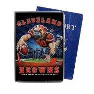 Onyourcases Cleveland Browns NFL 1946 Custom Passport Wallet Case Top With Credit Card Holder Awesome Personalized PU Leather Travel Trip Vacation Baggage Cover