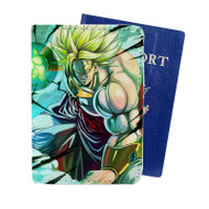 Onyourcases Dragon Ball Z Super Saiyan Broly Custom Passport Wallet Case Top With Credit Card Holder Awesome Personalized PU Leather Travel Trip Vacation Baggage Cover