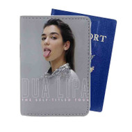 Onyourcases DUA LIPA The Self Titled Tour Custom Passport Wallet Case Top With Credit Card Holder Awesome Personalized PU Leather Travel Trip Vacation Baggage Cover