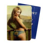 Onyourcases Fallout 3 Sexy Girls Custom Passport Wallet Case Top With Credit Card Holder Awesome Personalized PU Leather Travel Trip Vacation Baggage Cover
