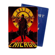 Onyourcases Guns N Roses Lithograph Chicago Custom Passport Wallet Case Top With Credit Card Holder Awesome Personalized PU Leather Travel Trip Vacation Baggage Cover