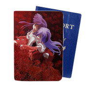 Onyourcases Higurashi No Naku Koro Ni Kai Custom Passport Wallet Case Top With Credit Card Holder Awesome Personalized PU Leather Travel Trip Vacation Baggage Cover
