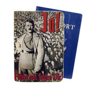 Onyourcases Hitler Propaganda Custom Passport Wallet Case Top With Credit Card Holder Awesome Personalized PU Leather Travel Trip Vacation Baggage Cover