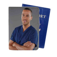 Onyourcases Jackson Avery Greys Anatomy Custom Passport Wallet Case Top With Credit Card Holder Awesome Personalized PU Leather Travel Trip Vacation Baggage Cover