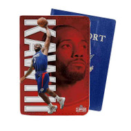 Onyourcases Kawhi Leonard Los Angeles Clippers NBA Custom Passport Wallet Case Top With Credit Card Holder Awesome Personalized PU Leather Travel Trip Vacation Baggage Cover