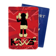 Onyourcases Kaws Custom Passport Wallet Case Top With Credit Card Holder Awesome Personalized PU Leather Travel Trip Vacation Baggage Cover